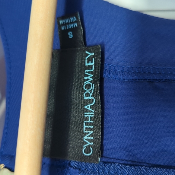 Cynthia Rowley royal blue sleeveless racer back dress size small - Picture 2 of 8